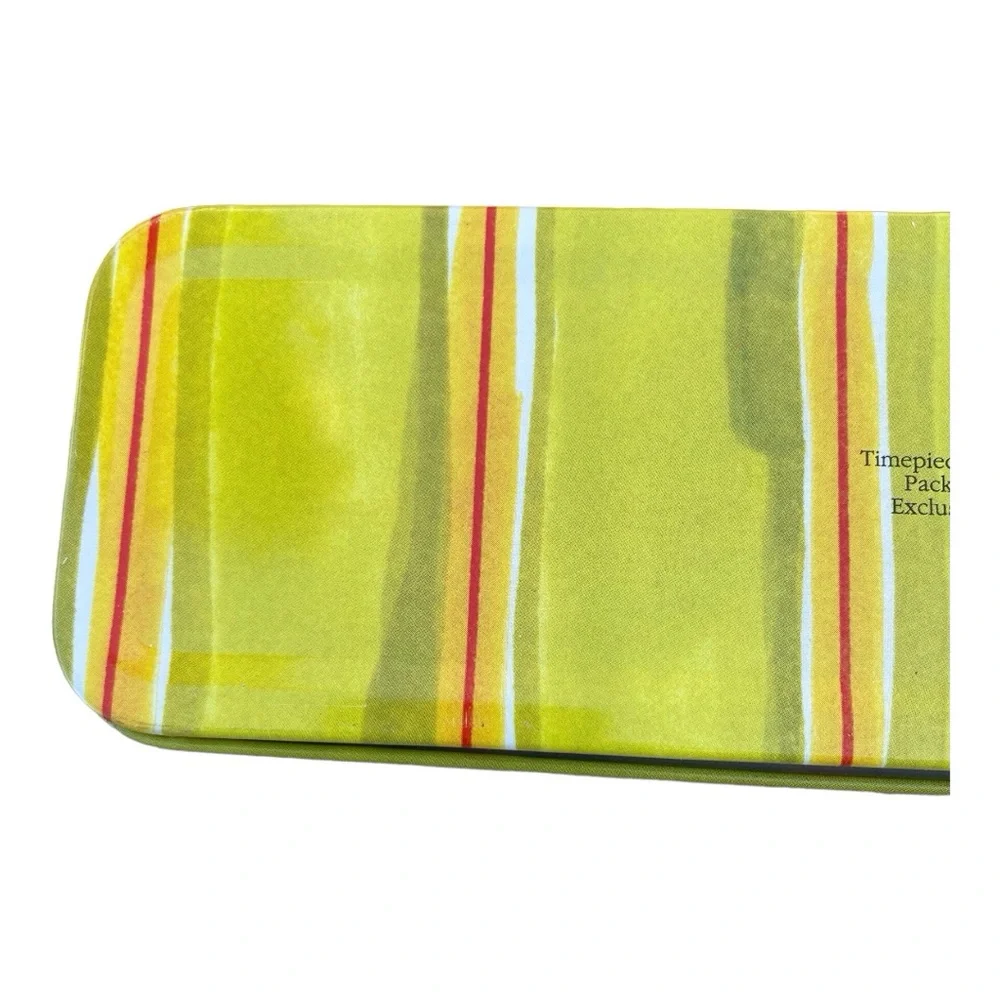Brighton Tin Vintage Love Fun Red Yellow 10”x3”